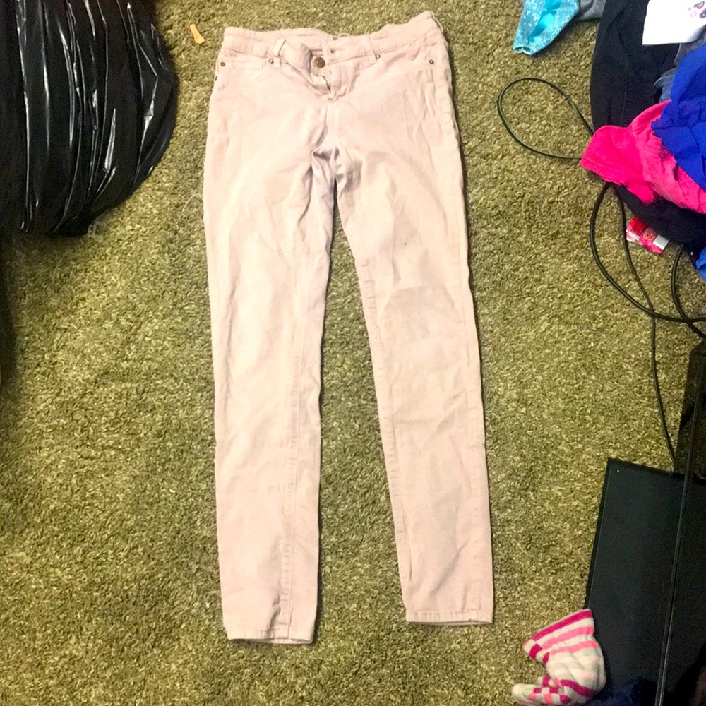 Pink jeans
